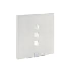 Aric - TOSCA - Applique Mur plâtre, carré, blanc, LED intég. 3X1,2W 6300K 220lm