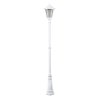 Aric - MONACO - Lant.+Mat IP43 IK02, blanc, E27 100W max., Lpe non incl., haut.2,49m