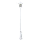 Aric - MONACO - Lant.+Mat IP43 IK02, blanc, E27 100W max., Lpe non incl., haut.2,49m