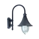 Aric - LAMPARO - Applique Mur Ext. IP44 IK07, noir, E27 100W max., Lpe non incl.