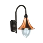 Aric - LAMPARO - Applique Mur Ext. IP44 IK07, cuivré noir, E27 100W max., Lpe non incl