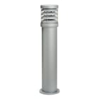 Aric - POLO - Borne Ext. IP65 IK07, gris RAL9006, E27 70W max, Lpe non incl., haut.70cm