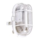Aric - ECO - Hublot Ext. IP44 IK02, ovale, blanc, E27 60W max., lpe non incl.