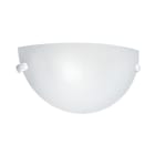 Aric - KUMA - Applique Mur E27 60W max., demi-lune, verre opale, Lpe non incl.