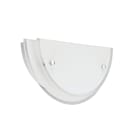 Aric - HILL - Applique Mur E27 60W max., demi-lune, verre opale, Lpe non incl.