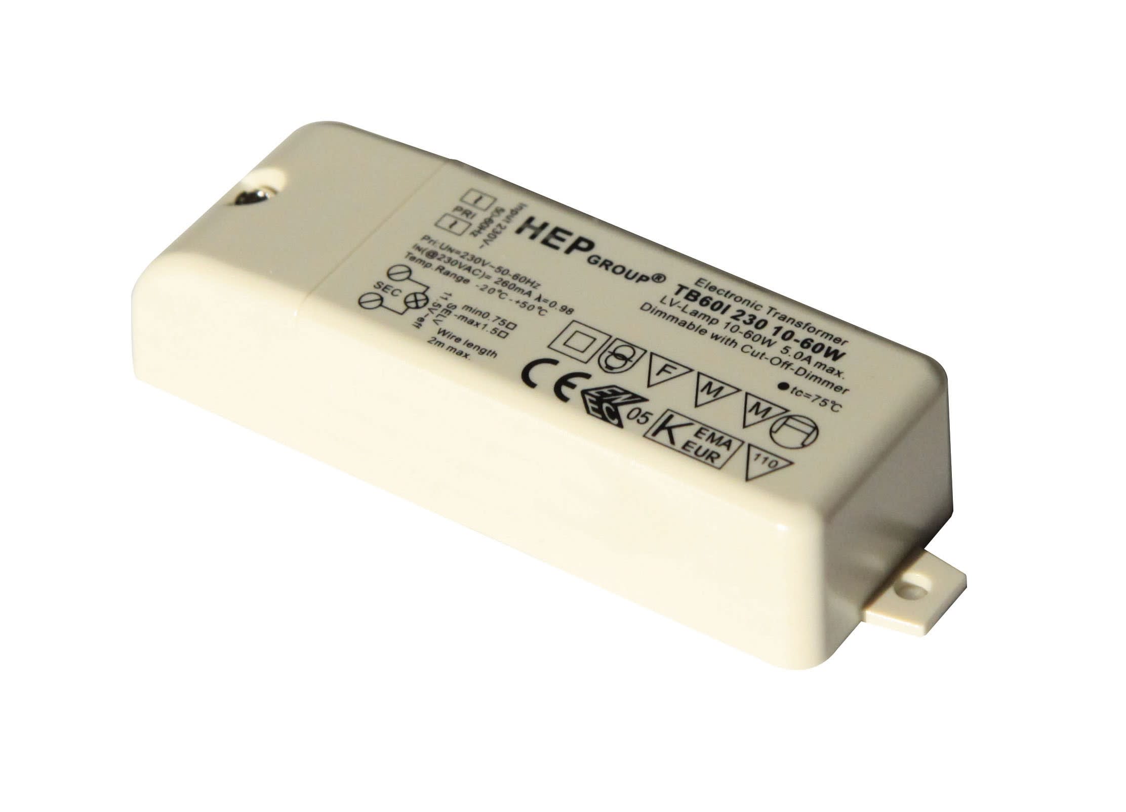 Aric - Convertisseur électronique 12V dimmable, 10-60W