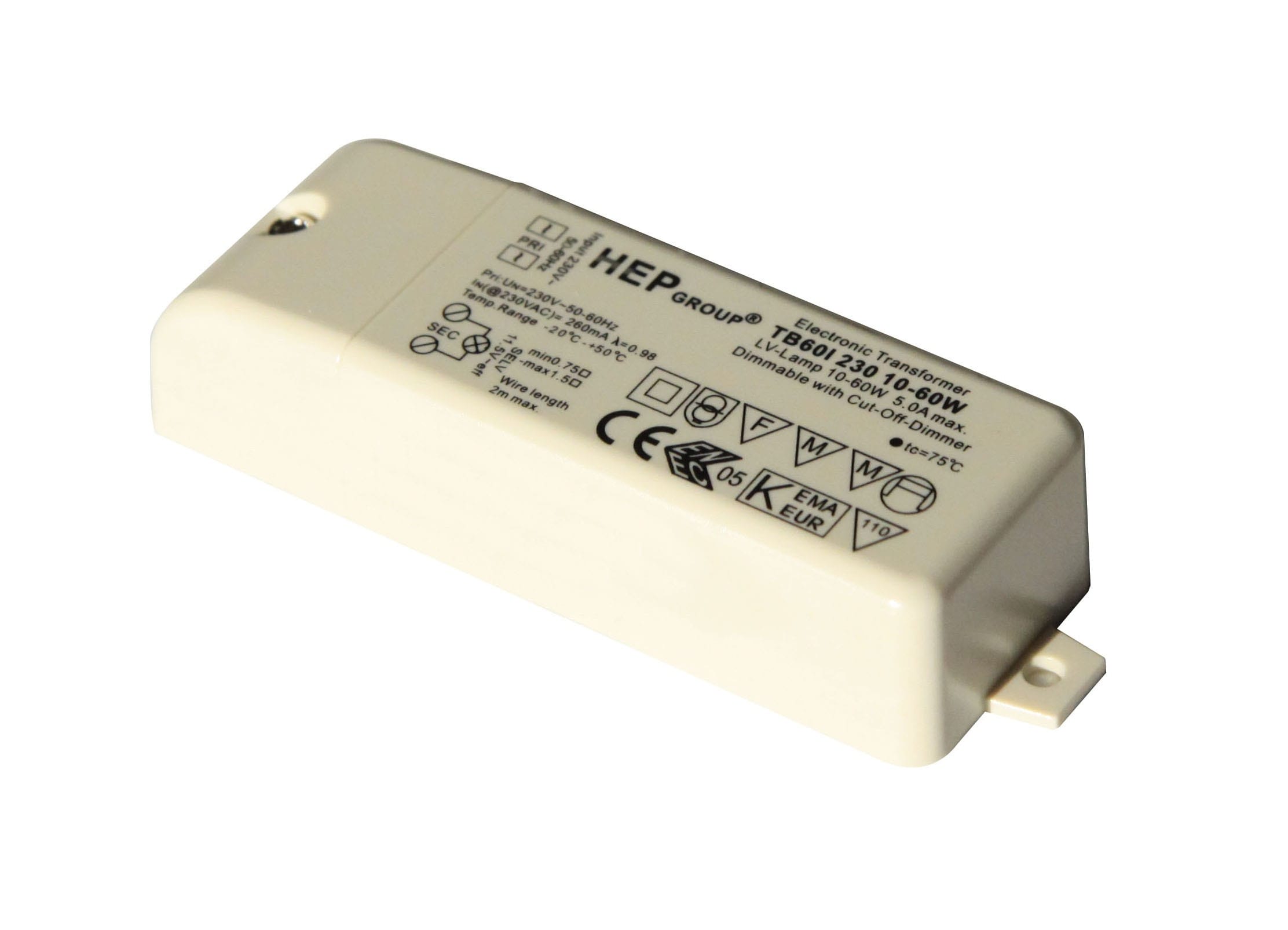 Aric - Convertisseur électronique 12V dimmable, 10-60W