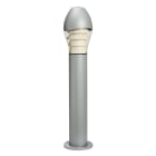 Aric - NEWAY - Borne Ext. IP65 IK07, gris RAL9006, E27 57W max, Lpe non incl., ht.75cm