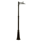 Aric - TOSCANE - Lant.+Mat IP43 IK02, noir, E27 57W max., Lpe non incl., haut.2,33m