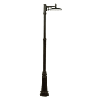 Aric - TOSCANE - Lant.+Mat IP43 IK02, noir, E27 57W max., Lpe non incl., haut.2,33m