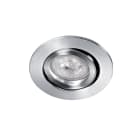 Aric - TIPO R-12 - Encastré GU5,3, rond, orientable et basc., alu, Lpe non incl.