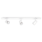 Aric - JUDY B3-Plaf./Appl. 3 spots GU10, blanc, a/lpes LED 3,6W 3000K 400lm dimm. incl