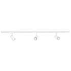 Aric - JUDY-Rail 1all. 029 +3 spots GU10, blanc, a/lpes LED 3,6W 3000K 400lm dimm. incl