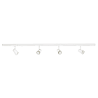 Aric - JUDY-Rail 1all. 029 +4 spots GU10, blanc, a/lpes LED 3,6W 3000K 400lm dimm. incl