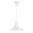 Aric - Suspension déco CYMBA E27, blanc, Lpe non fournie