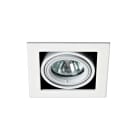 Aric - QUADRA 110 - Encastré GU5,3, orientable et basc., blanc, Lpe non incl.