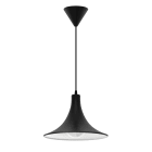 Aric - Suspension déco CYMBA E27, noir/blanc, Lpe non fournie