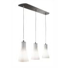 Aric - DIANA 140 - Suspension triple E27, Ø140mm, verre opale, Lpe non incl.