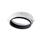 Aric - QUADRA 185-Support p/Lpe G53 AR111, rond, orient.et basc, blanc,Lpe non incl