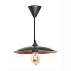 Aric - ROMA - Suspension E27 60W max, Ø280mm, acier noir/int.cuivré, Lpe non incl.