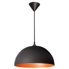 Aric - COMO - Suspension E27 60W max, Ø335mm, acier noir/int.cuivré, Lpe non incl.