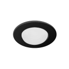 Aric - EN63 - Encastré pour Lpe E27 R63, noir, avec connexion sans outil