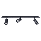 Aric - Appl. Barre KELY B3 GU10, noir, LED 5W CCT 3000-4000K 500lm 15000H incl.
