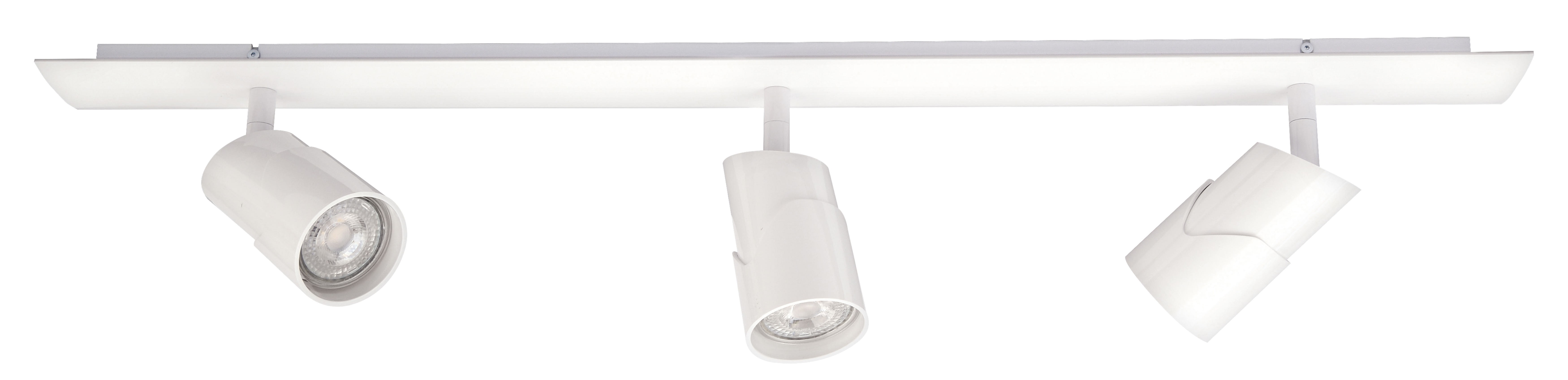 Aric - Appl. Barre 3 spots JUDY B3 GU10, blanc, LED 6,6W 4000K 680lm 25000H incl.