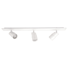 Aric - Appl. Barre 3 spots JUDY B3 GU10, blanc, LED 6,6W 4000K 680lm 25000H incl.