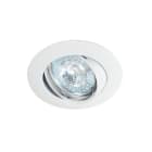 Aric - LUNAR 230 CX -Encastré GU10, rond, basc., blanc, connex. s/outil, Lpe non incl