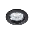 Aric - FIXO 230 CX -Encastré GU10, rond, fixe, noir, connex. s/outil, Lpe non incl.
