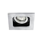 Aric - SQUARE 50-12 - Encastré GU5,3, carré, orientable et basc., alu, Lpe non incl.