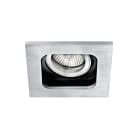 Aric - SQUARE 50-12 - Encastré GU5,3, carré, orientable et basc., alu, Lpe non incl.