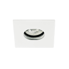 Aric - ZETA C - Encastré GU5,3, IP20/65, Vol.1, carré, basc., blanc, Lpe non incl.