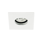 Aric - ZETA C - Encastré GU5,3, IP20/65, Vol.1, carré, basc., blanc, Lpe non incl.