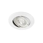 Aric - LUNAR 50-12 - Encastré GU5,3, rond, basculant, blanc, Lpe non incl.