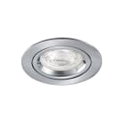 Aric - SPEED 50 R 230 - Encastré GU10, rond, fixe, nickel, Lpe non incl.