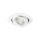Aric - SPEED 90 - Encastré GU10, rond, basculant, blanc, Lpe non incl.