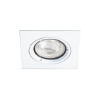 Aric - SPEED 50 C 230 - Encastré GU10, carré, fixe, blanc, Lpe non incl.
