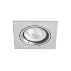 Aric - SPEED 50 C 230 - Encastré GU10, carré, fixe, nickel, Lpe non incl.