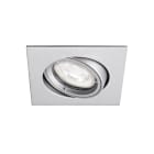 Aric - SPEED 70 C 230 - Encastré GU10, carré, basculant, nickel, Lpe non incl.