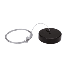 Aric - Kit de suspension pour LEXA : patère acier noir et filin acier