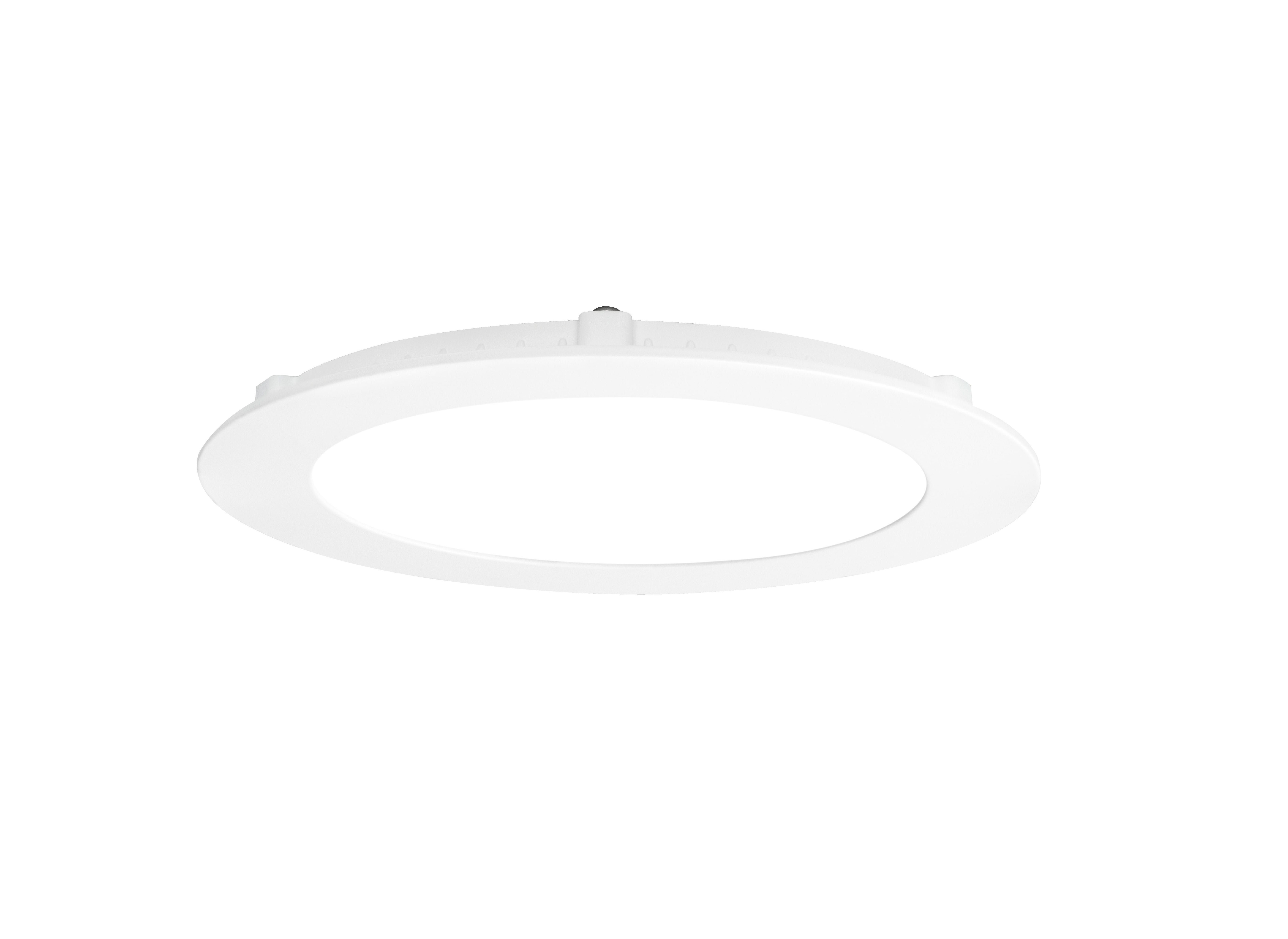 Aric - FLAT LED - Downlight plat, rond, fixe, blanc, 110, LED integ. 13W 4000K 980lm