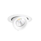 Aric - RANDY 1 - Downlight rond, orientable, blanc, 50°, LED intég 14,4W 4000K 1300lm