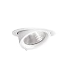 Aric - RANDY 3 - Downlight rond, orientable, blanc, 70°, LED intég 26,6W 3000K 3400lm
