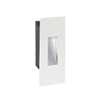 Aric - Encastré mur RUSSEL blanc/gris pour balisage, LED 1.6W 4000K 100lm 230V