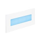 Aric - BALIZ 3 - Encastré Mur rectang., fixe, blanc, LED intég. 3,8W bleu