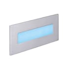 Aric - BALIZ 3 - Encastré Mur rectang., fixe, gris, LED intég. 3,8W bleu