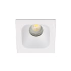 Aric - IVARO - Downlight carré fixe blanc, IP20/54, LED intég. 30° 8,5W 4000K 850lm.