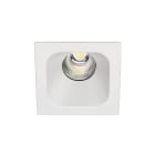Aric - IVARO - Downlight carré fixe blanc, IP44, LED intég. 40° 13W 4000K 1100lm